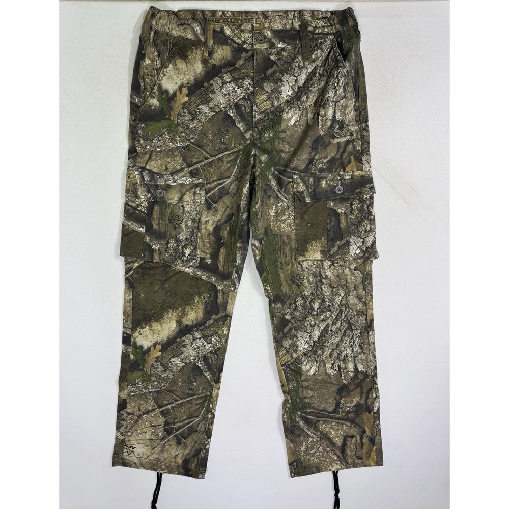 Realtree APX Camo Cargo Pants Mens Size M 32-34 Hunting Tactical Outdoor Gear